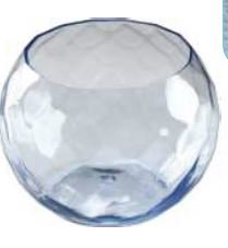 Bols Esfera Diamante Trans (200 unid.)