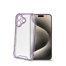 Celly funda para móvil iPhone 16 transparente