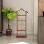 Hanah Home Beta Single - Mueble de Madera Maciza Estilo Rústico, Escandinavo y Country - Walnut