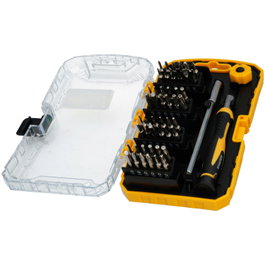 WOLFPACK LINEA PROFESIONAL Juego de Destornilladores de Precisión 51 Piezas