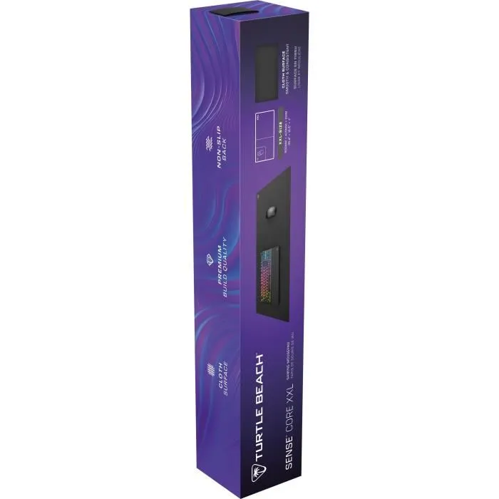 Turtle Beach Alfombrilla de Ratón para Juegos SenseCore XXL Microtejida Equilibrada Cómoda TUR0731855791026 Turtle Beach Alfombrilla de Ratón para Juegos SenseCore XXL Microtejida Equilibrada Cómoda TUR0731855791026