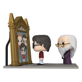 Funko Pop Moment Harry Potter con Dumbledore y el Espejo de Oesed Figura de Vinilo 9cm