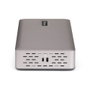 StarTech.com Docking Station USB4 15 en 1 para 3 Monitores 4K 60Hz, 100W PD, 2,5 GbE, Negro