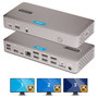 StarTech.com Docking Station USB4 para 3 Monitores 4K60, Gris