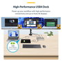 StarTech Docking Station USB4 para 3 Monitores 4K60 con PD 100W, Gris