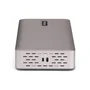 StarTech Docking Station USB4 para 3 Monitores 4K60 con PD 100W, Gris