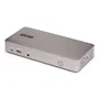 StarTech Docking Station USB4 para 3 Monitores 4K60 con PD 100W, Gris