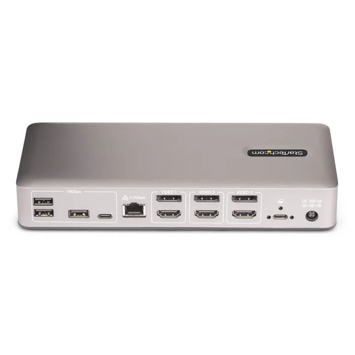 StarTech Docking Station USB4 para 3 Monitores 4K60 con PD 100W, Gris StarTech Docking Station USB4 para 3 Monitores 4K60 con PD 100W, Gris