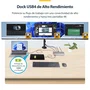 StarTech Docking Station USB4 para 3 Monitores 4K60 con PD 100W, Gris