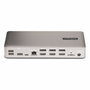 Hub USB Startech 150UE-USB4DOCKTRIPLE Gris