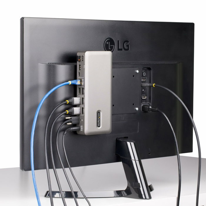 Hub USB Startech 150UE-USB4DOCKTRIPLE Gris