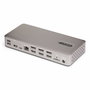 Hub USB Startech 150UE-USB4DOCKTRIPLE Gris