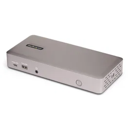 StarTech.com Docking Station USB4 para 3 Monitores 4K60, Gris