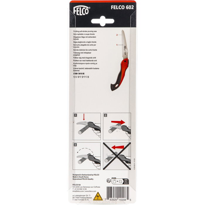 Felco 602 Classic Sierra de mano plegable