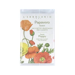 L'ERBOLARIO Saco Cajon 1Ud. Amapola Dulce para perfumar cajones y prendas con aroma floral.