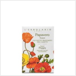 L'ERBOLARIO Saco Cajon 1Ud. Amapola Dulce para perfumar cajones y prendas con aroma floral.