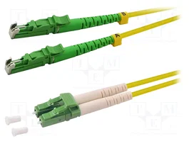 LOGILINK Cable de conexión de fibra óptica OS2 Duplex 3m LC/APC a LSH/APC