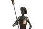 DKD Home Decor Figura de Resina Quijote y Sancho Cobrizo