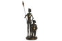 DKD Home Decor Figura de Resina Quijote y Sancho Cobrizo