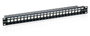 EQUIP Patchpanel 24x Cat6 19" FTP 1HE Keystone Montage sw