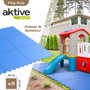 Aktive Suelo protector de goma EVA Azul, 9 piezas