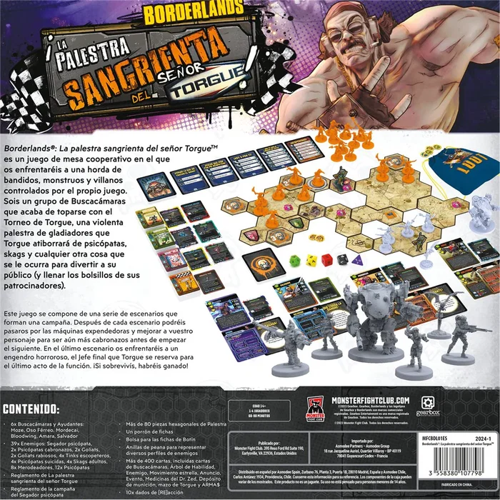 Asmodee Borderlands: La Palestra Sangrienta del Sr. Torgue
