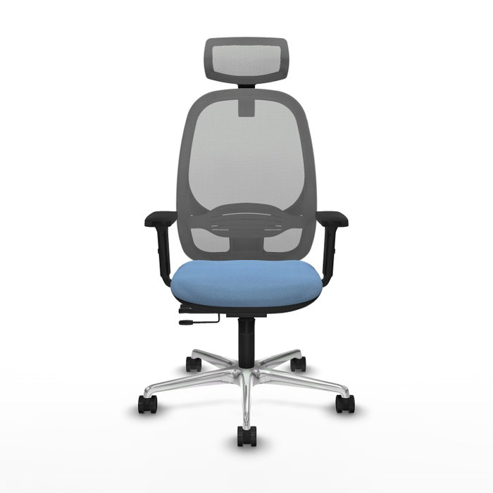 PIQUERAS Y CRESPO Silla de oficina Cilanco Azul cielo y Gris PIQUERAS Y CRESPO Silla de oficina Cilanco Azul cielo y Gris