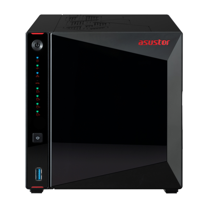 Asustor AS5402 NAS Servidor Tower 4 Bahías 4GB RAM 2.5G Intel Celeron N5105