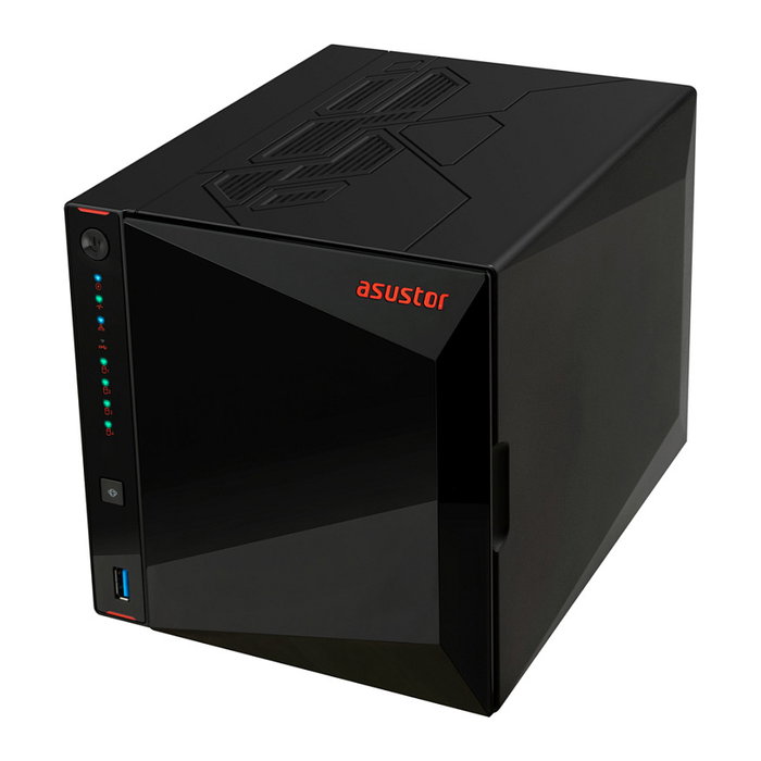Asustor AS5404T Nimbustor 4 Gen2 NAS 4 Bahías Intel Celeron N5105 Quad-Core 2.0GHz 4GB DDR4, 2x2.5GbE, RAID, ADM
