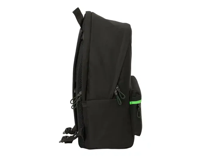 Safta Mochila Doble Real Betis Balompié para Portátil 15,6' con USB - 440x310x180 mm