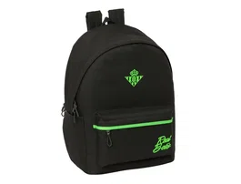 Safta Mochila Doble Real Betis Balompié para Portátil 15,6' con USB - 440x310x180 mm