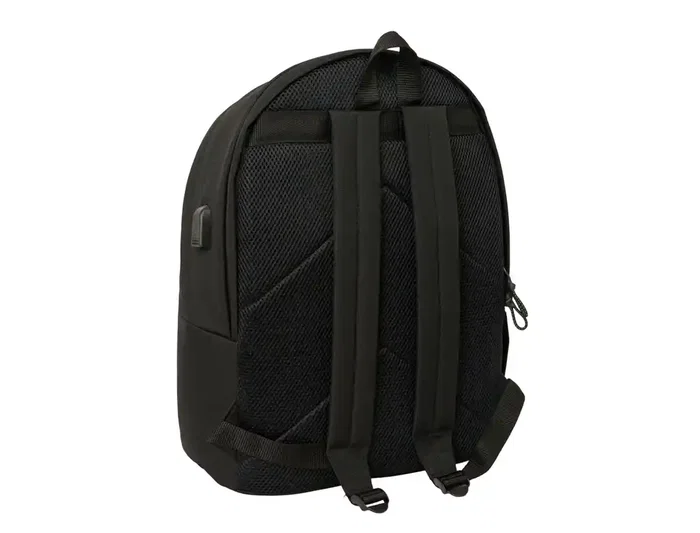 Safta Mochila Doble Real Betis Balompié para Portátil 15,6' con USB - 440x310x180 mm
