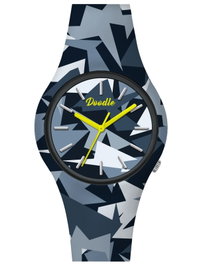 Doodle Reloj DO39017 con Camuflaje Azul