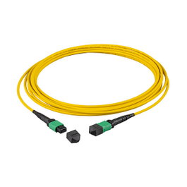 EFB Elektronik MTP/APC(F)-MTP/APC(F) Patchkabel OS2 24 Fasern Tipo A LSZH Amarillo 5m