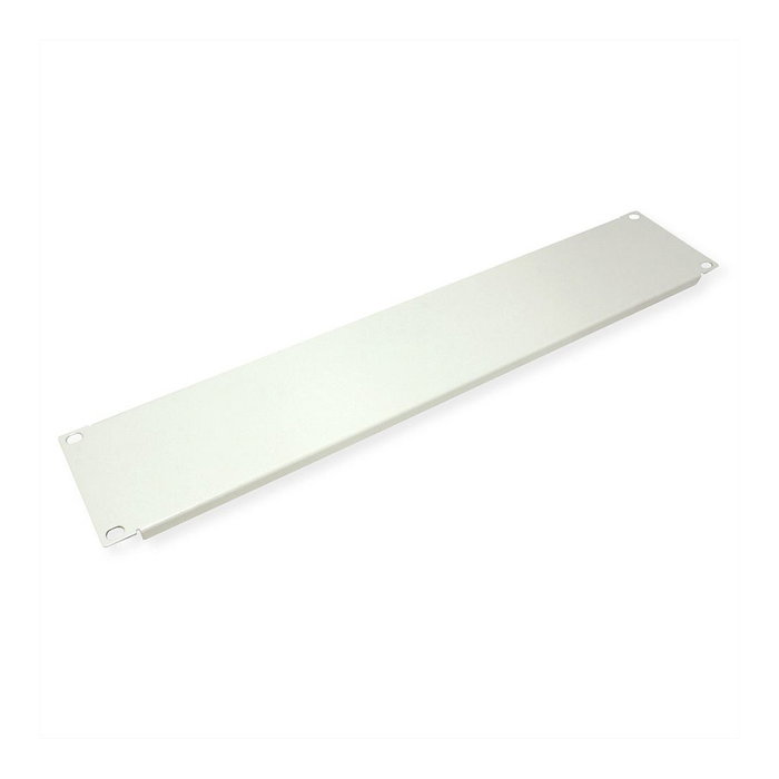 VALUE Placa ciega de 19 pulgadas, 2 HE, gris, 48,26 cm