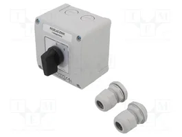 SPAMEL Interruptor de leva 16A 0-1 de 2 posiciones IP65