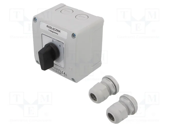 SPAMEL Interruptor de leva 16A 0-1 de 2 posiciones IP65 SPAMEL Interruptor de leva 16A 0-1 de 2 posiciones IP65