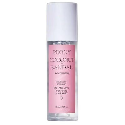 Rated Green Peony Cocconut Sandal 03 Detangling Perfume Hair Mist 80 ml Rated Green Peony Cocconut Sandal 03 Detangling Perfume Hair Mist 80 ml
