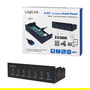 Logilink Hub USB 3.0 de 7 Puertos Interno de 5.25" con Puerto de Carga Rápida