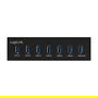 Logilink Hub USB 3.0 de 7 Puertos Interno de 5.25" con Puerto de Carga Rápida