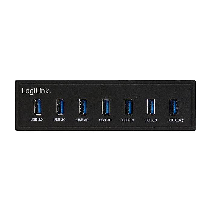 LogiLink UA0342 Hub USB 3.2 Gen 1 de 7 puertos con carga rápida LogiLink UA0342 Hub USB 3.2 Gen 1 de 7 puertos con carga rápida