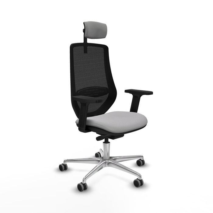 PIQUERAS Y CRESPO Silla de oficina Mardos con mecanismo Sincro/Traslack, Gris claro y Negro PIQUERAS Y CRESPO Silla de oficina Mardos con mecanismo Sincro/Traslack, Gris claro y Negro