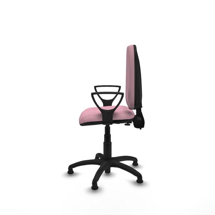 PIQUERAS Y CRESPO Silla de oficina Aýna Rosa con brazos fijos PIQUERAS Y CRESPO Silla de oficina Aýna Rosa con brazos fijos