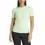 Camiseta de Manga Corta Mujer Adidas Essentials Techfit Train Verde limón Verde Claro