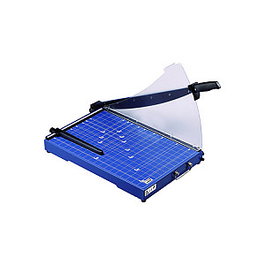 Olympia G 4415 Hebelschneider, cortadora de papel DIN A3, 44.8 cm, 15 hojas, 80 g/m², Metal, Azul