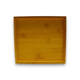 Depot Bandeja de exposición de madera Marrón claro 39 X 18 X 2 cm
