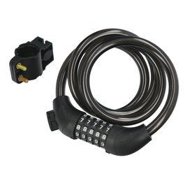 WOLFPACK LINEA PROFESIONAL Cable Bicicleta Espiral Con Combinación 12 mm x 120 cm