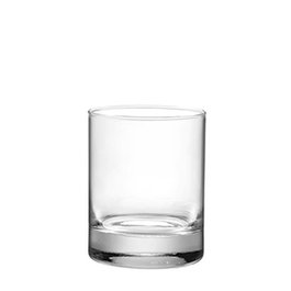 Bormioli Rocco Gina Vaso de Vidrio 30 cl, Altura 97 mm, Diámetro 77 mm, Borde Grueso (Set de 6)