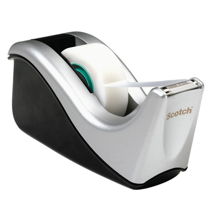 Scotch Dispensador C60 Negro/Plata con Cintas Scotch Magic 19mm x 33m Scotch Dispensador C60 Negro/Plata con Cintas Scotch Magic 19mm x 33m