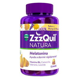 ZZZQUIL Melatonina Mango & Plátano Gominolas 60 Unidades